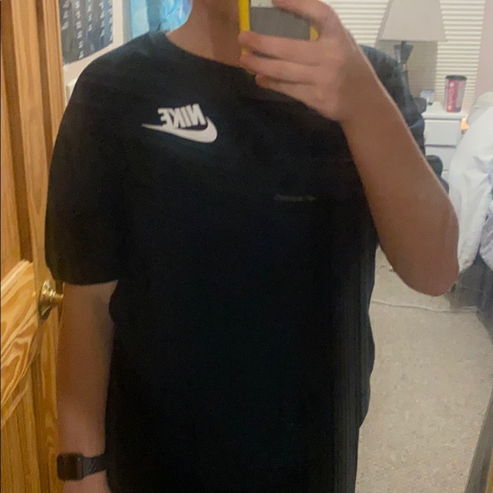 Nike short sleeve sweatshirt